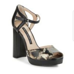 French Connection 'Snakeskin' Platform Sandal